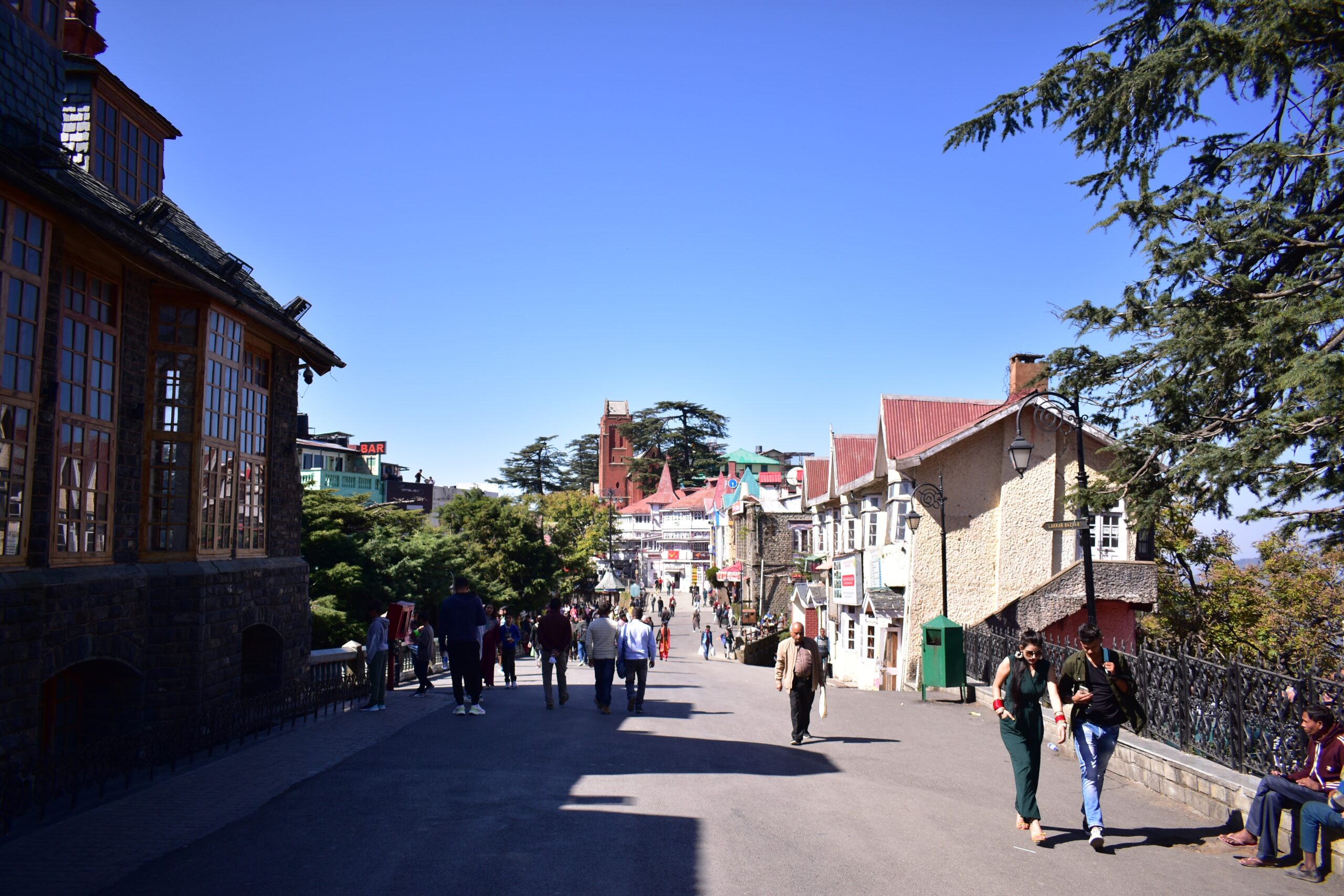 Mall Road, History, Shopping place - Shimla mall-road