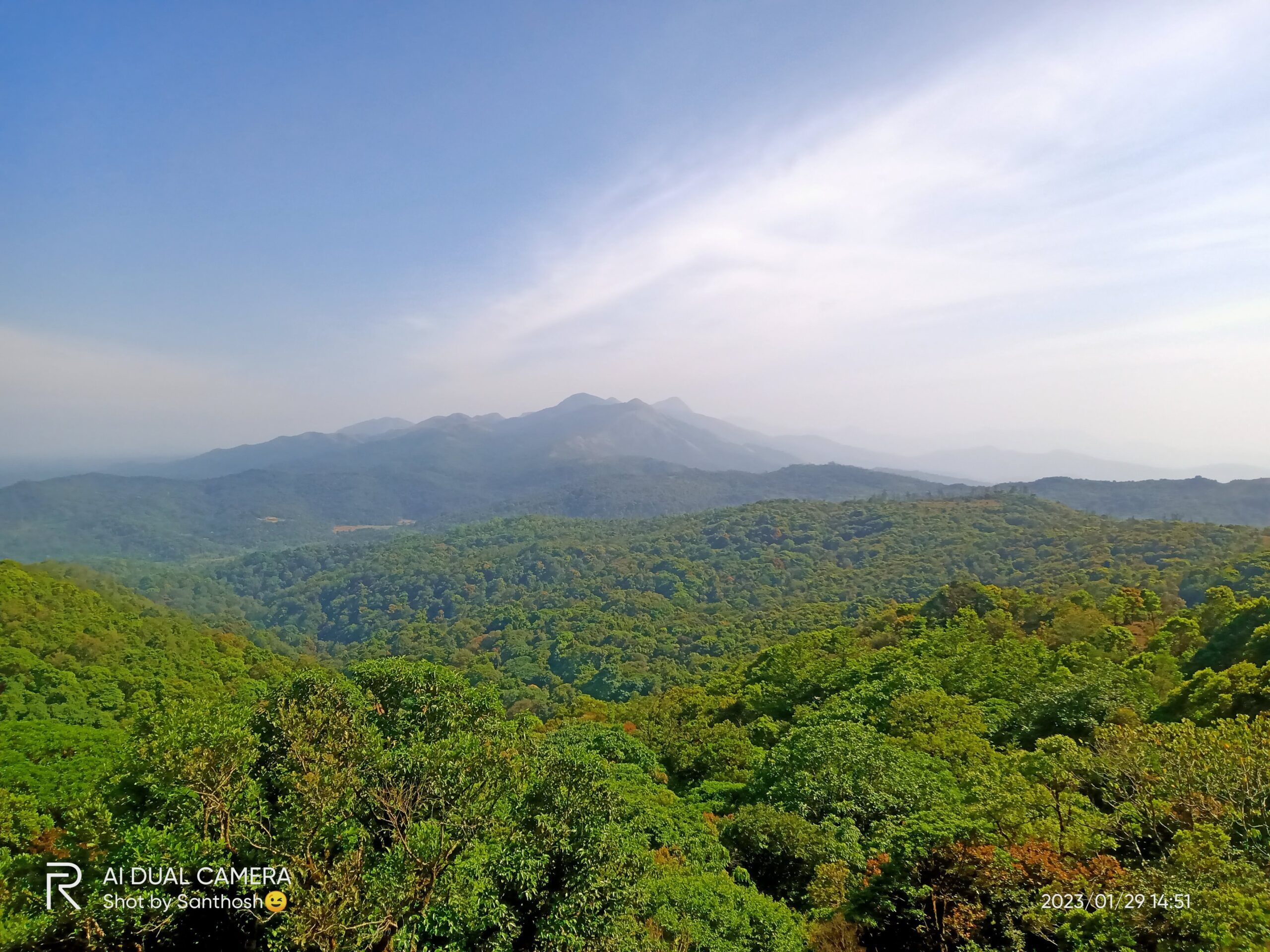 Brahmagiri Wildlife Sanctuary, Coorg Brahmagiri hill