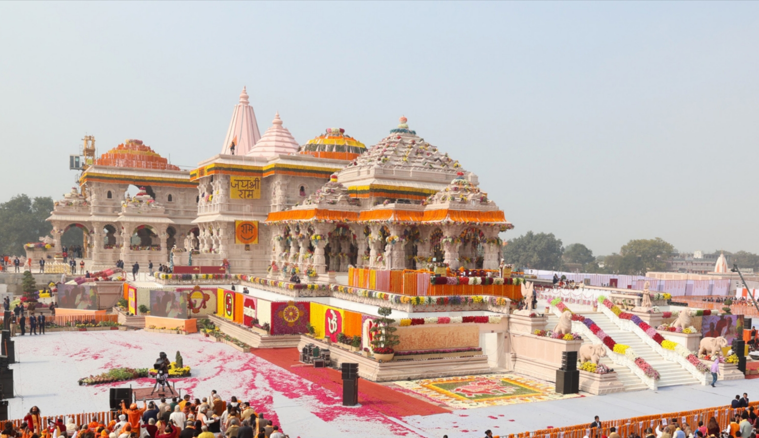Ram Mandir, History, Architecture -Ayodhya Ayodhya_Ram_Mandir_Inauguration_Day_Picture