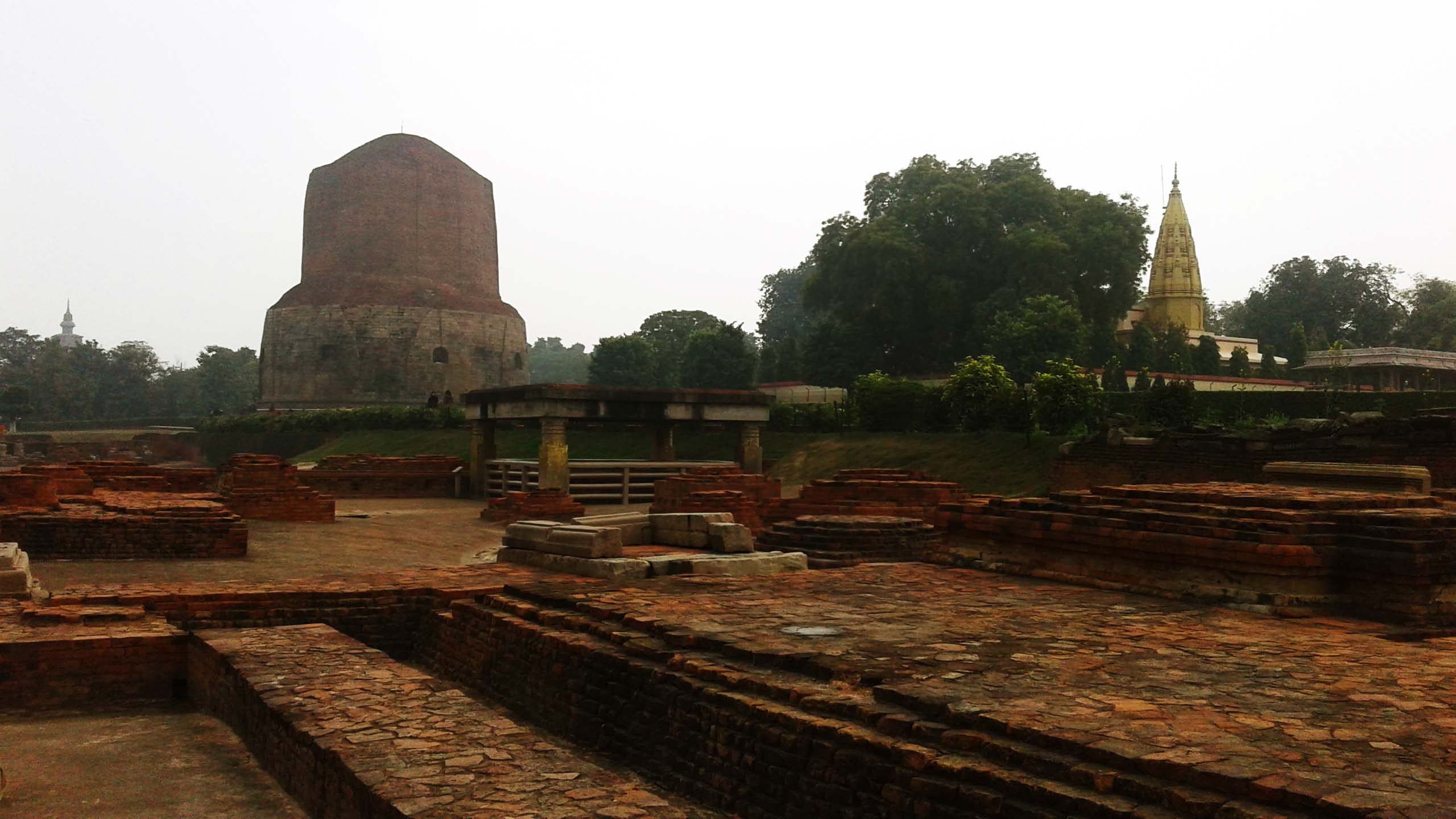 Dhamek Stupa, Emperor Ashoka, Architecture - Sarnath Dhamek Stupa, Emperor Ashoka, Architecture - Sarnath