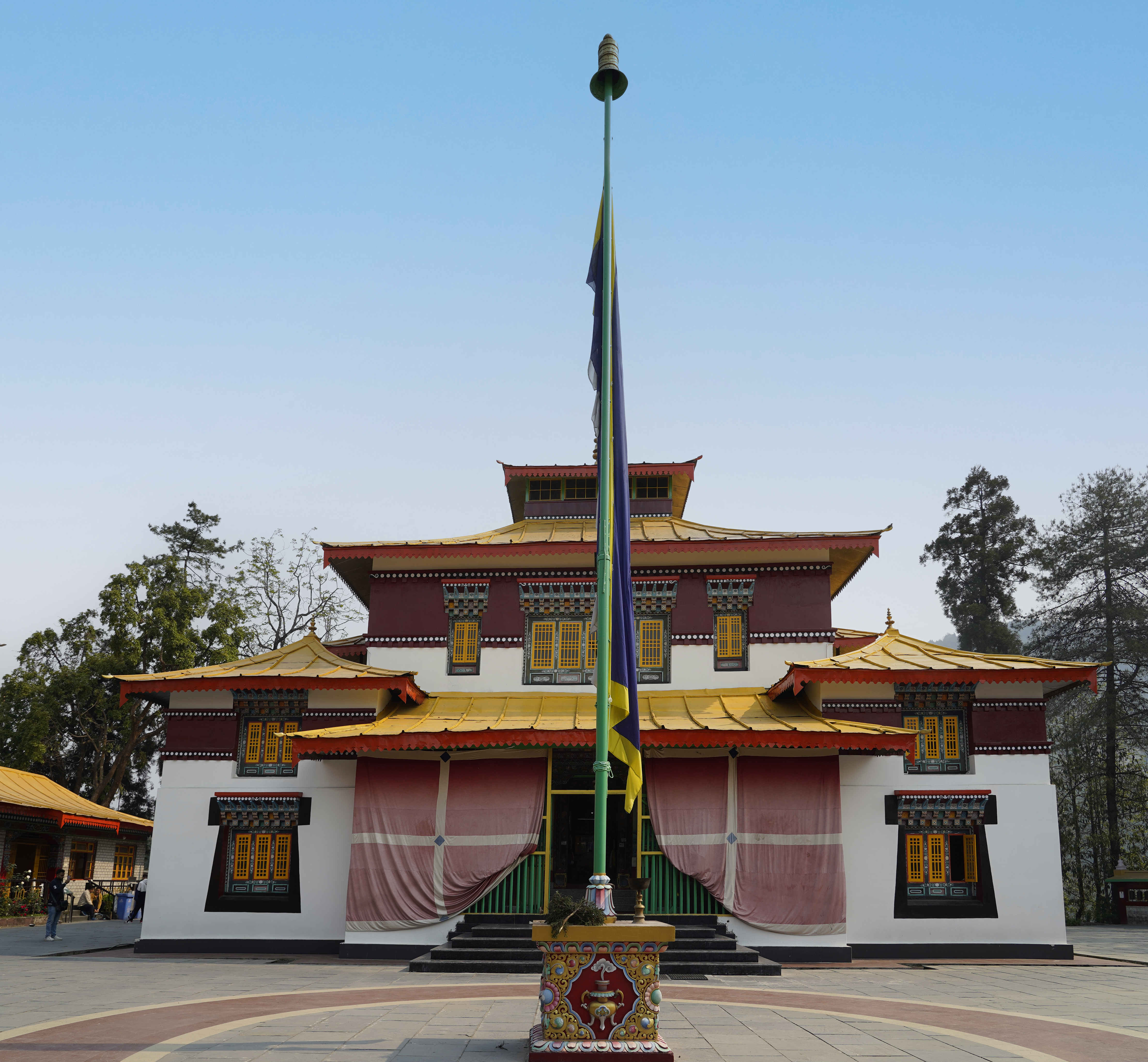 Enchey Monastery, Nyingma sect, History, Architecture: Gangtok Enchey_Monastery_in_Gangtok_district,_East_Sikkim