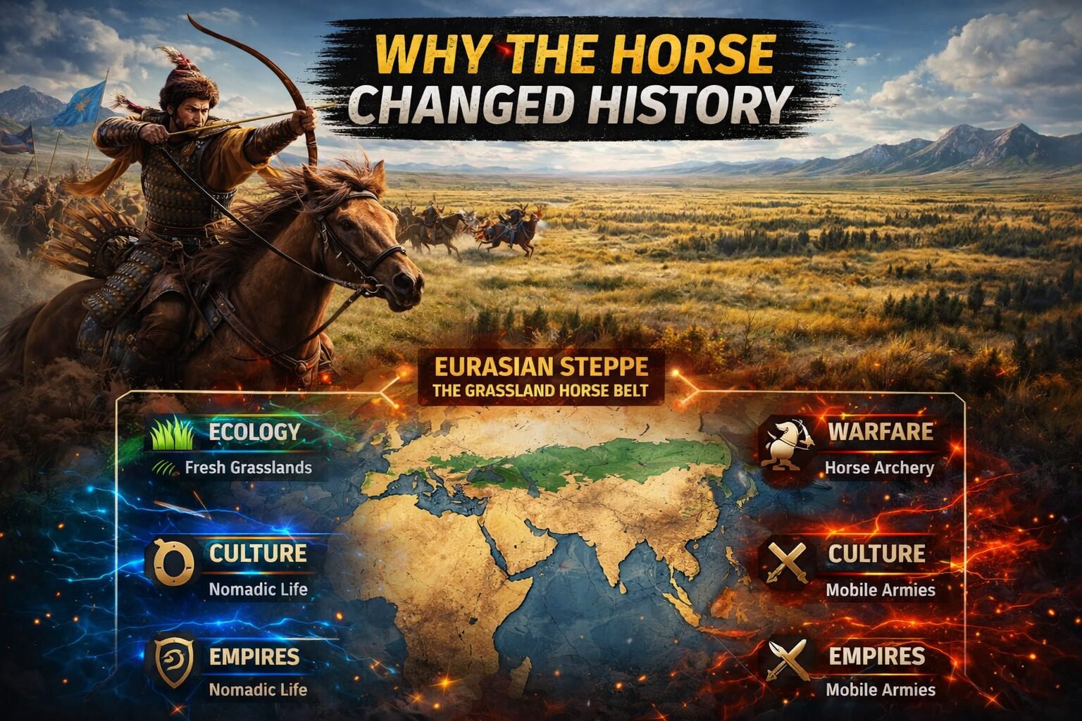 Horses and the Steppe: A Historical Partnership horse-eurasian