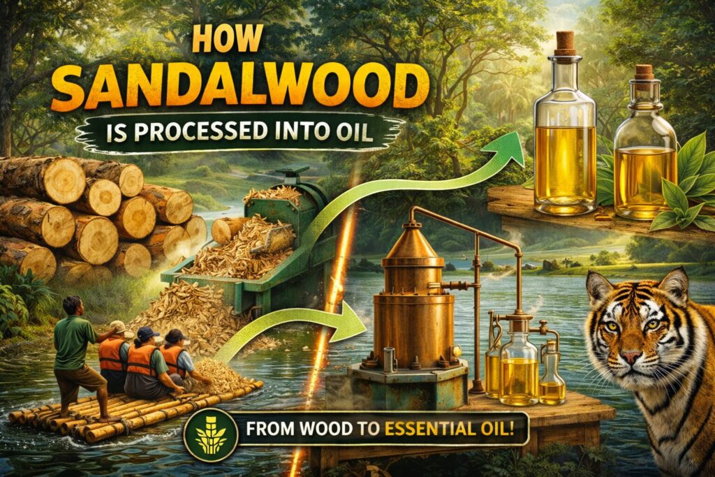 How Sandalwood is Processed into Oil: Kerala - Travel